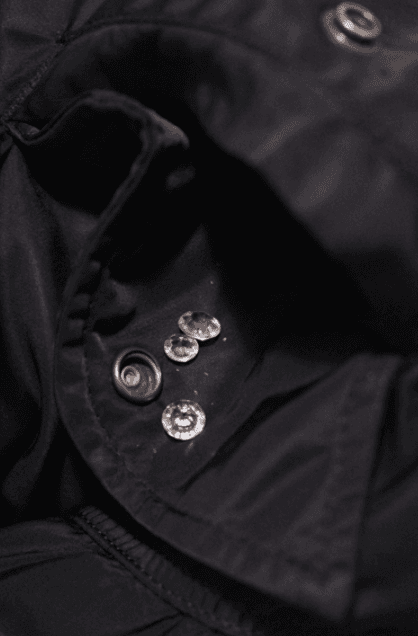 Diamonds in bomber jacket pocket